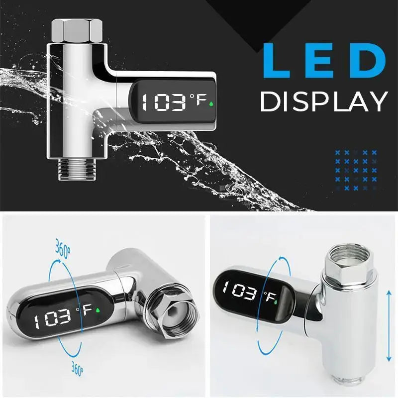 Digitales Duschthermometer | Optimale Duschtemperatur, LED-Anzeige product image 7