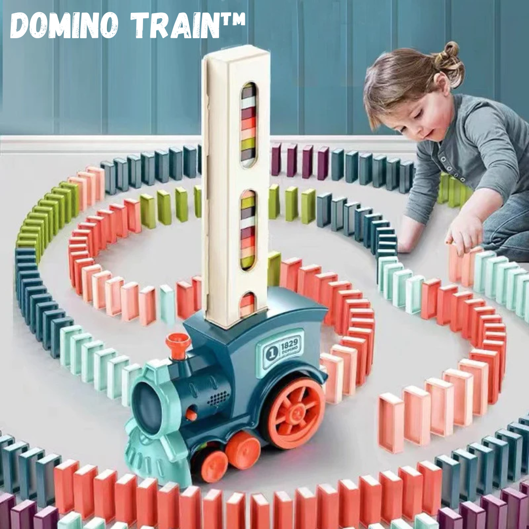 DominoTrain™ – Automatischer Domino-Zug für endlosen Spielspaß [50% Rabatt]