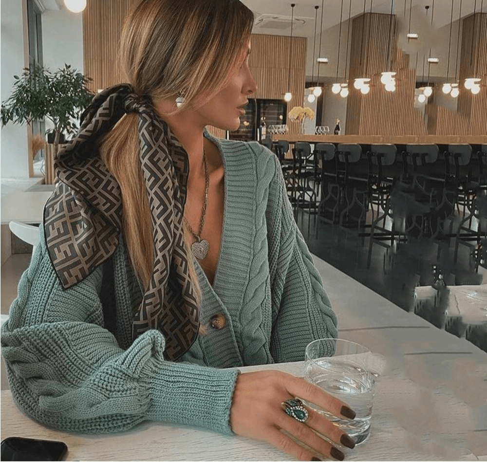 Charmantes 2-teilige Set mit Strickjacke und bequemer Hose Für Frauen