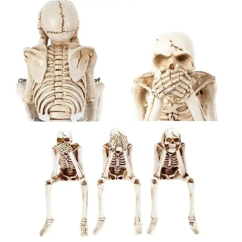 [3er-Set] SkullBudy™ – Gruselige Kamin-Dekoration für Halloween & Partys [50% Rabatt]
