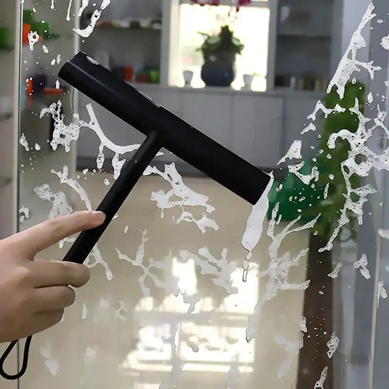Dusch-Abzieher Mattschwarz – Streifenfreier Glas- & Fliesenwischer product image 5