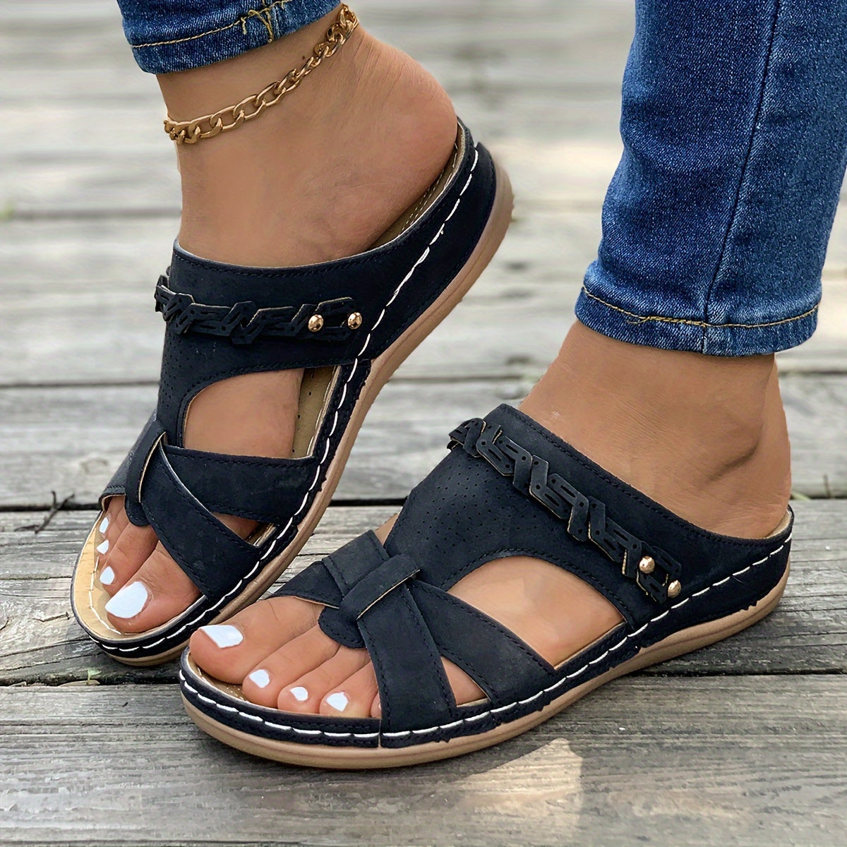 Faressa | Atmungsaktive Sommer-Plattform-Sandalen