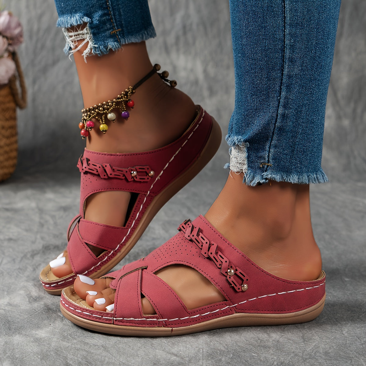 Faressa | Atmungsaktive Sommer-Plattform-Sandalen