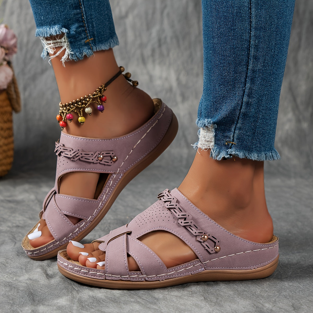 Faressa | Atmungsaktive Sommer-Plattform-Sandalen