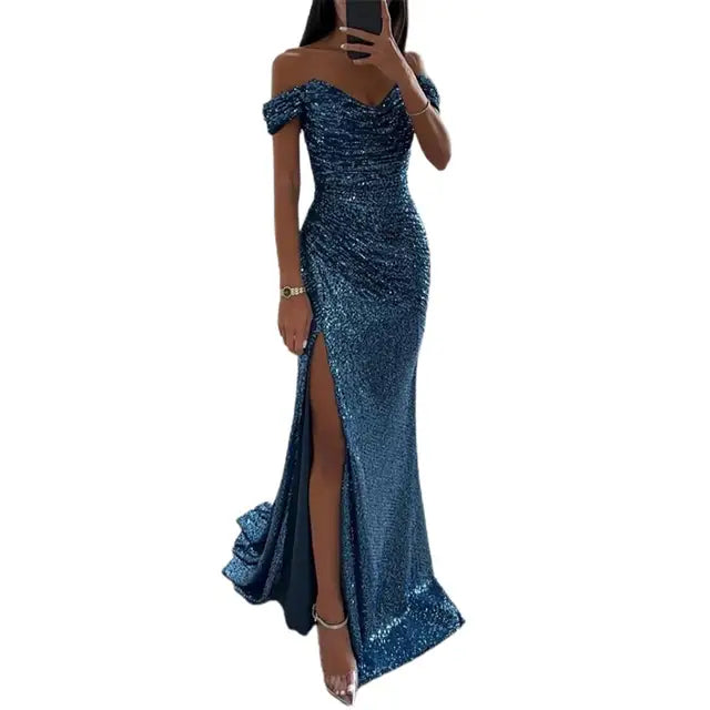 Beauden | Elegantes Abendkleid mit V-Ausschnitt