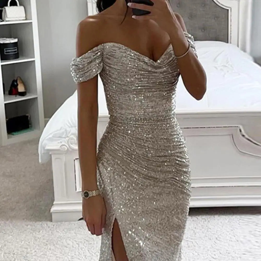 Beauden | Elegantes Abendkleid mit V-Ausschnitt