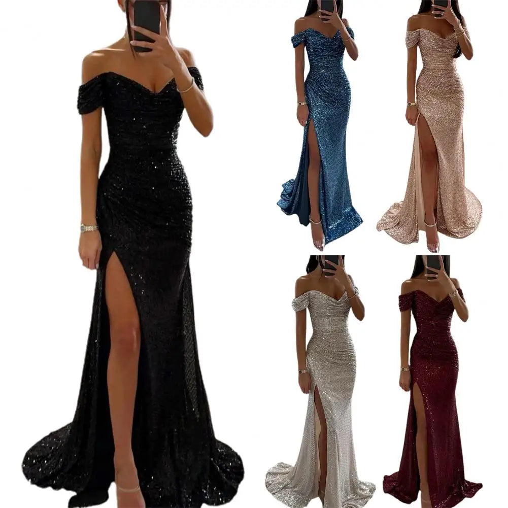 Beauden | Elegantes Abendkleid mit V-Ausschnitt