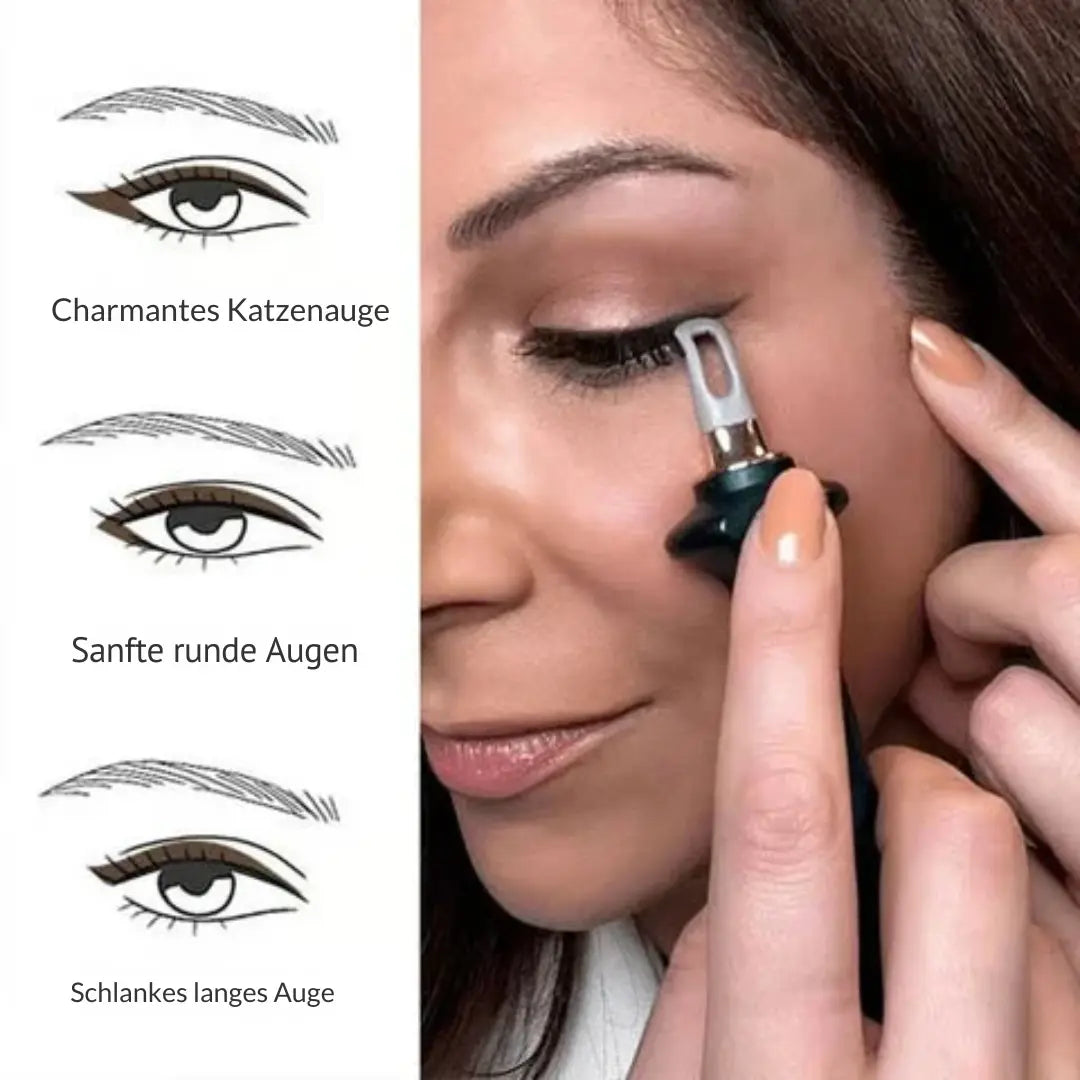 PerfectLine™ – Eyeliner-Set mit Präzisionswerkzeug und wasserfestem Gel [50 % Rabatt]