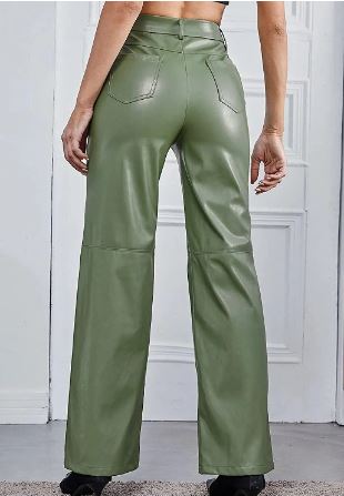 Elegante Lederhose mit modernem Flair für Frauen