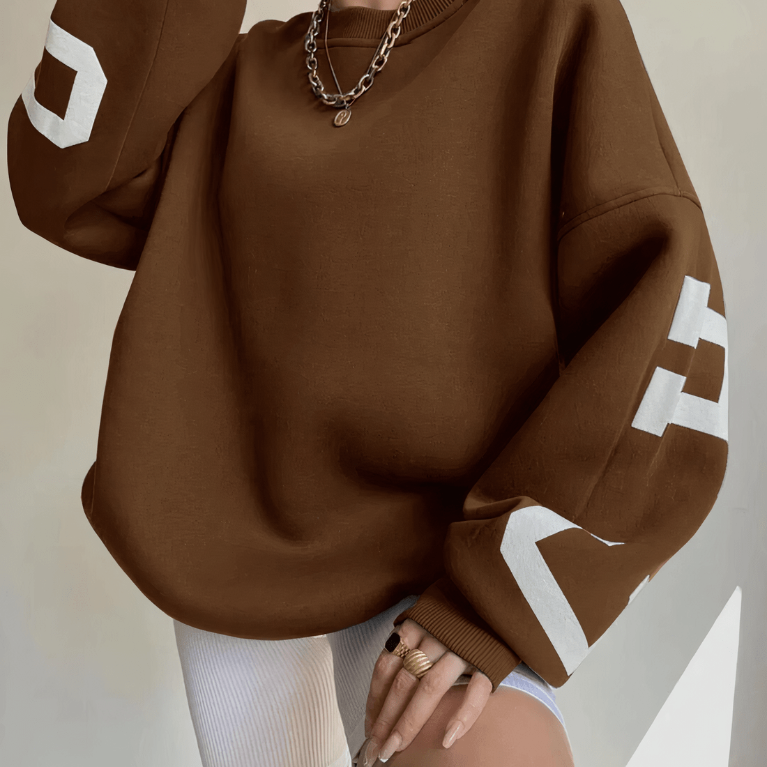 Klassischer Oversize-Winterpullover Für Zeitlosen Komfort Für Frauen