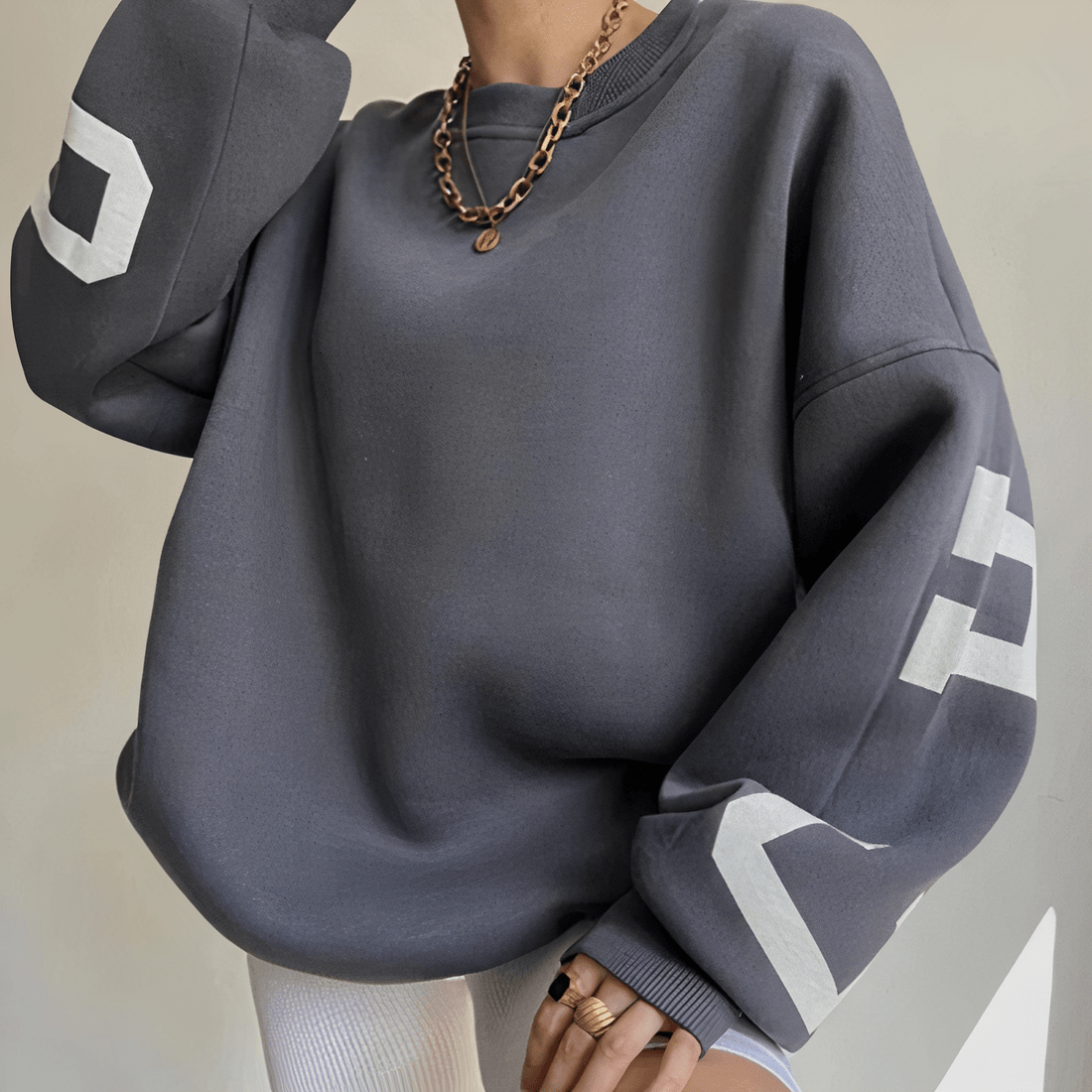 Klassischer Oversize-Winterpullover Für Zeitlosen Komfort Für Frauen