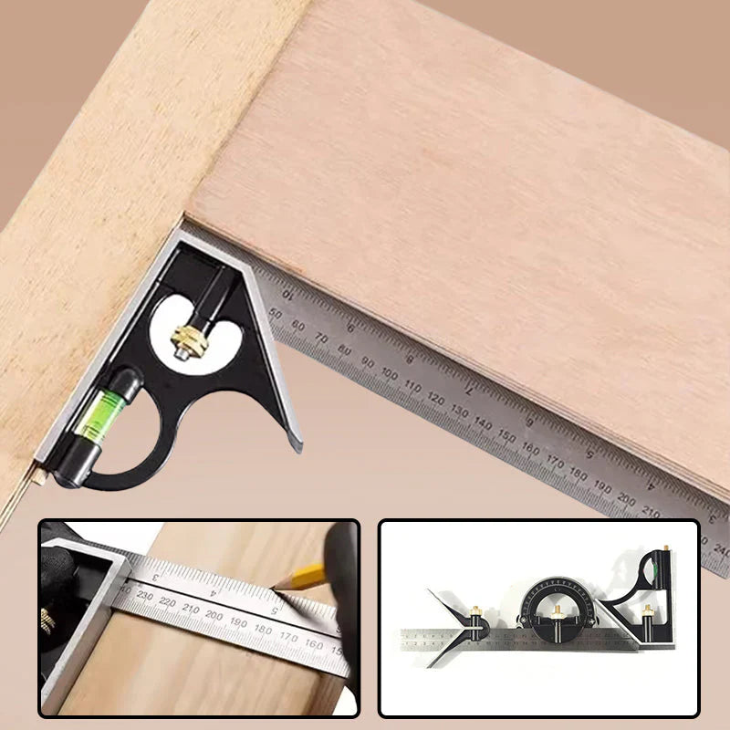 MultiAngle™ – Multifunktionales bewegliches Winkellineal-Set [50 % Rabatt]