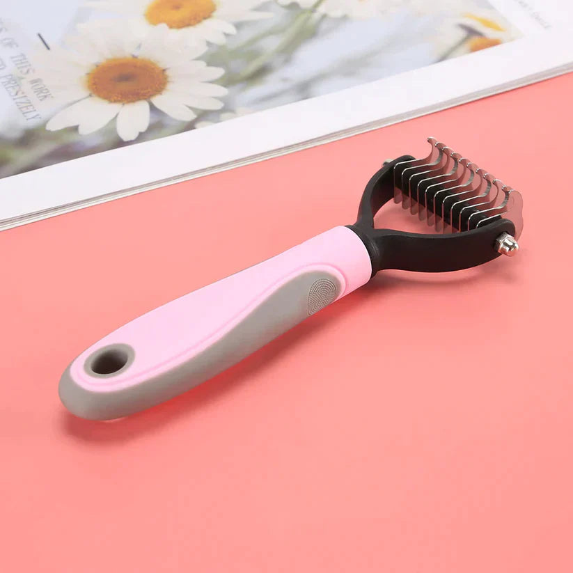 PetBrush™ – Zweizahn-Bürste für Haustierhaare | 1 + 1 Gratis