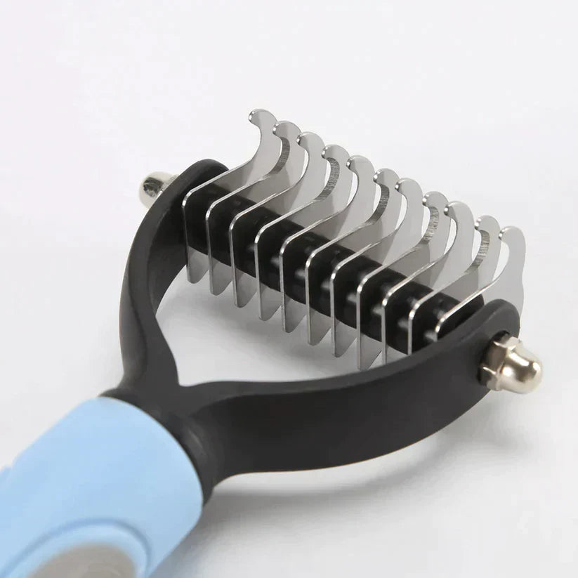 PetBrush™ – Zweizahn-Bürste für Haustierhaare | 1 + 1 Gratis