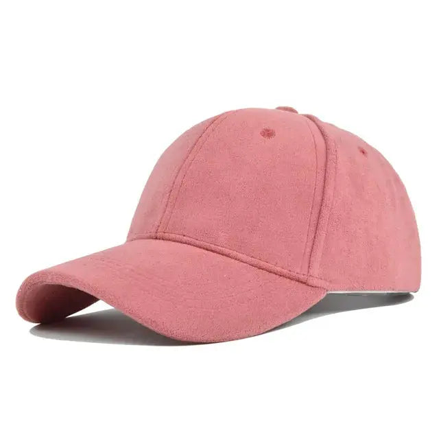 Baseballkappe aus Wildleder für Damen