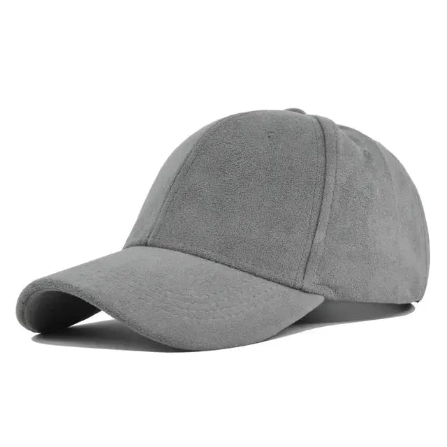 Baseballkappe aus Wildleder für Damen