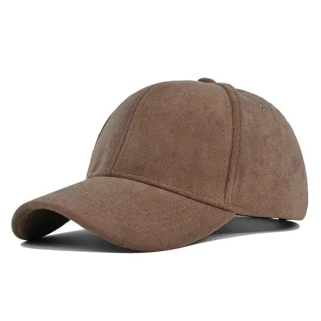 Baseballkappe aus Wildleder für Damen