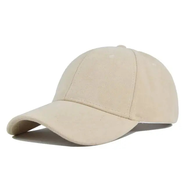 Baseballkappe aus Wildleder für Damen