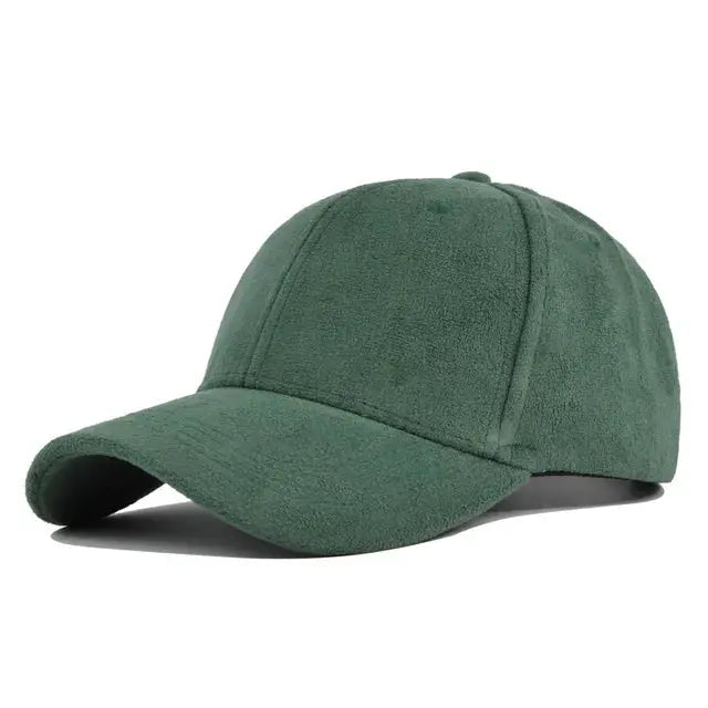 Baseballkappe aus Wildleder für Damen