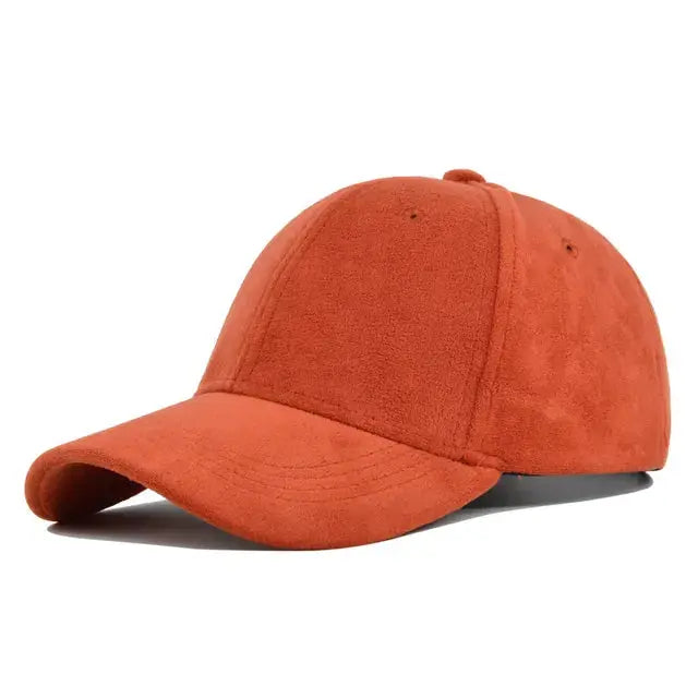 Baseballkappe aus Wildleder für Damen