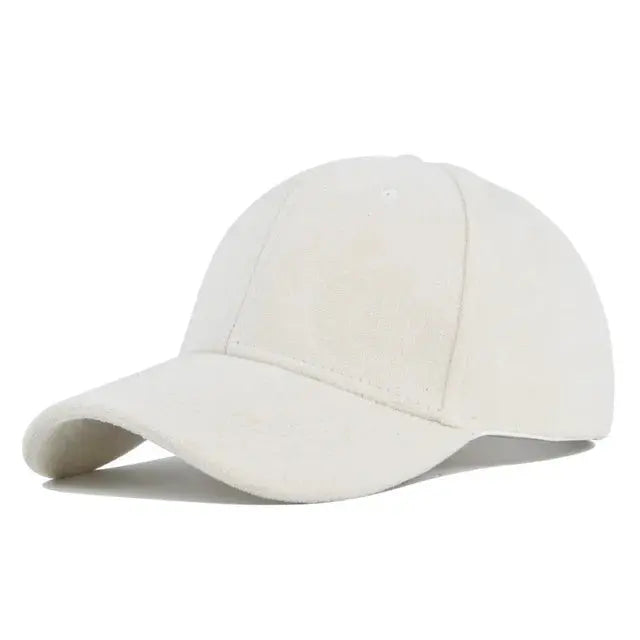Baseballkappe aus Wildleder für Damen