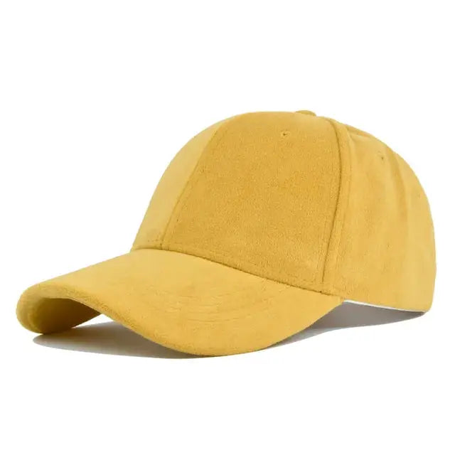 Baseballkappe aus Wildleder für Damen
