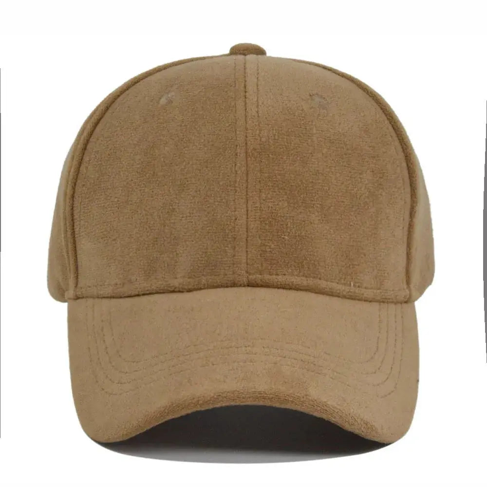 Baseballkappe aus Wildleder für Damen