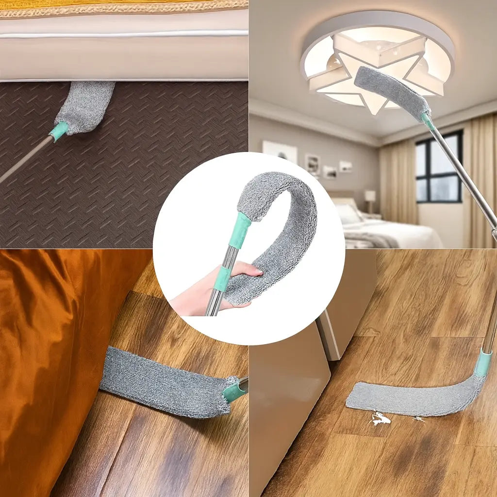 Flexibler Mikrofaser-Staubwedel mit ausziehbarem Stiel – Kommt unter Möbel product image 7