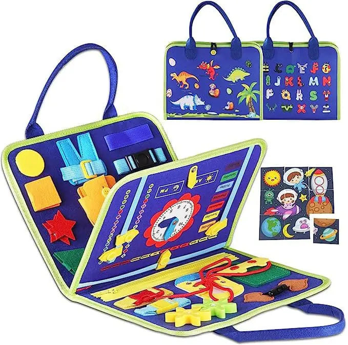 Fühlspiel Brett – Montessori Beschäftigungsspielzeug für die motorische Entwicklung von Kindern product image 1