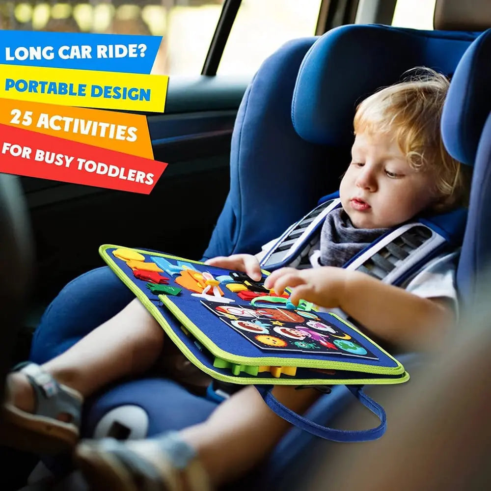 Fühlspiel Brett – Montessori Beschäftigungsspielzeug für die motorische Entwicklung von Kindern product image 8