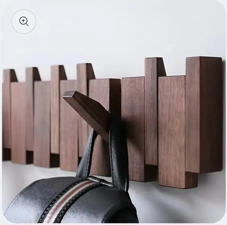 Garderobe™ – 8 klappbare Designer-Haken für stilvollen Eingangsbereich & praktischen Stauraum [50 % Rabatt]