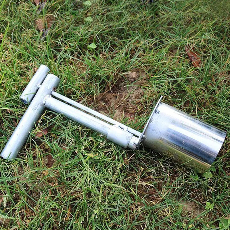 Edelstahl-Pflanzenstecher mit T-Griff – 8 cm Pflanzlöcher product image 3