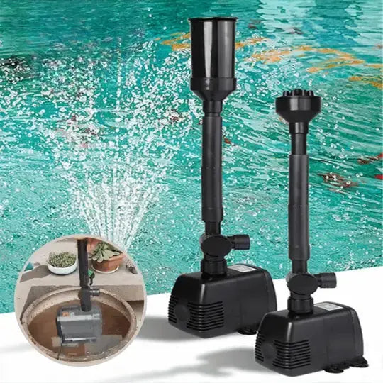 Gartenbrunnen-Pumpe – 12 LEDs für Teiche & Wasserspiele product image 1
