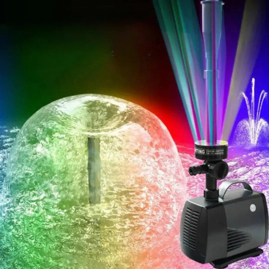 Gartenbrunnen-Pumpe – 12 LEDs für Teiche & Wasserspiele product image 2