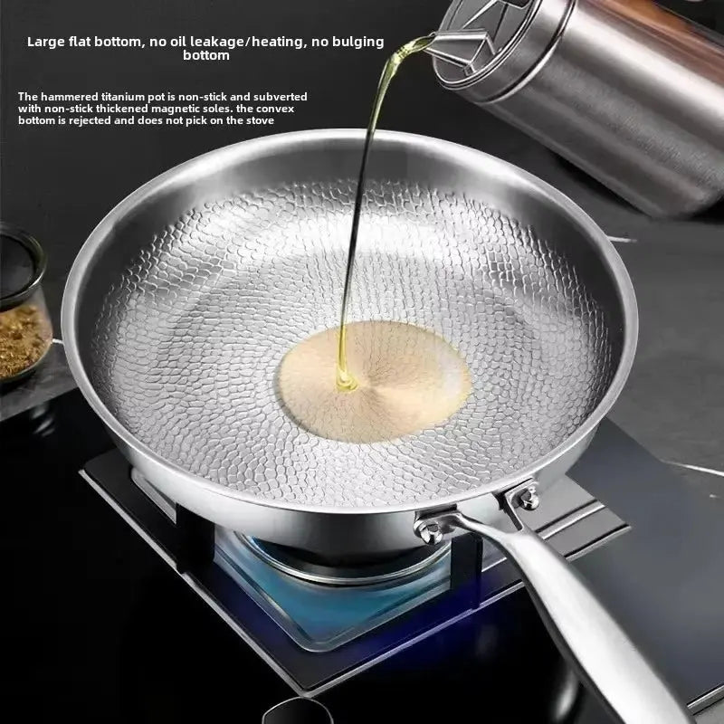 Titanbeschichtete Antihaft-Pfanne – Gehämmert, alle Herdarten product image 6