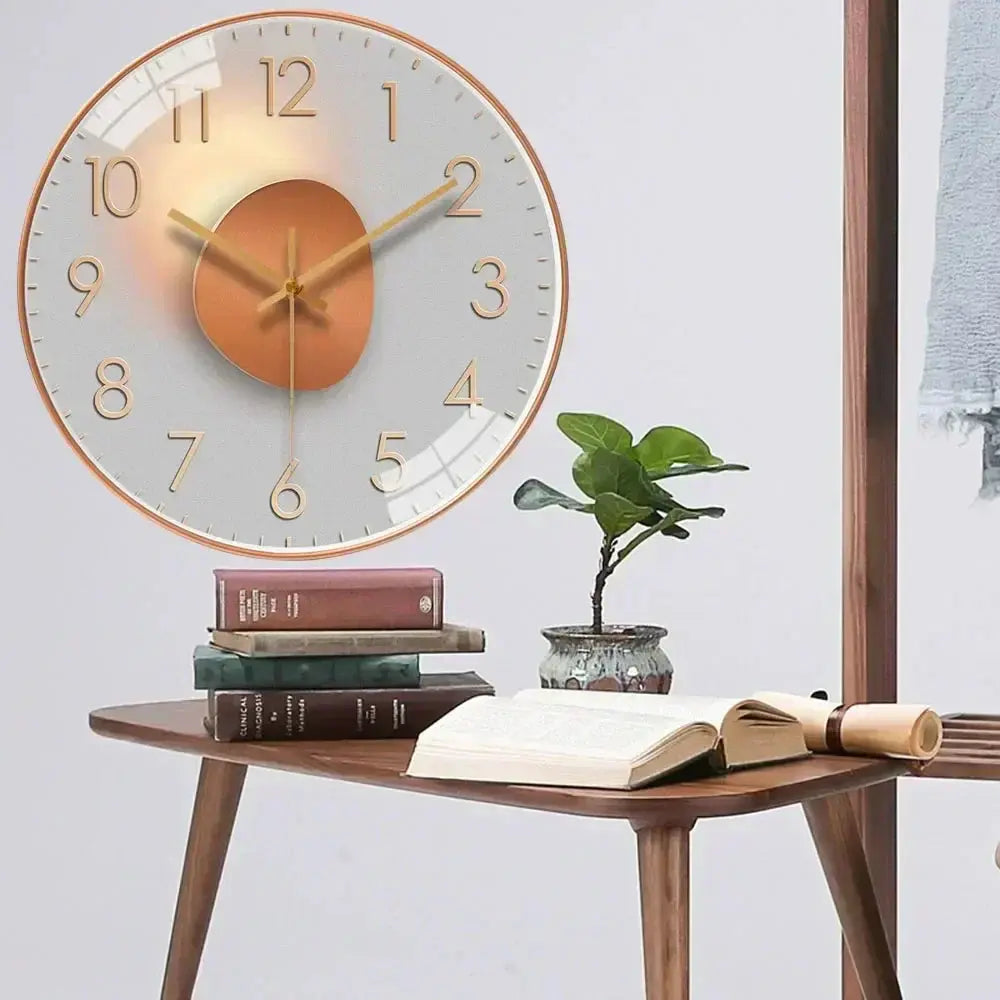 Geräuschlose Wanduhr Klassisches Design - Lautlos für Schlafzimmer & Büro product image 2