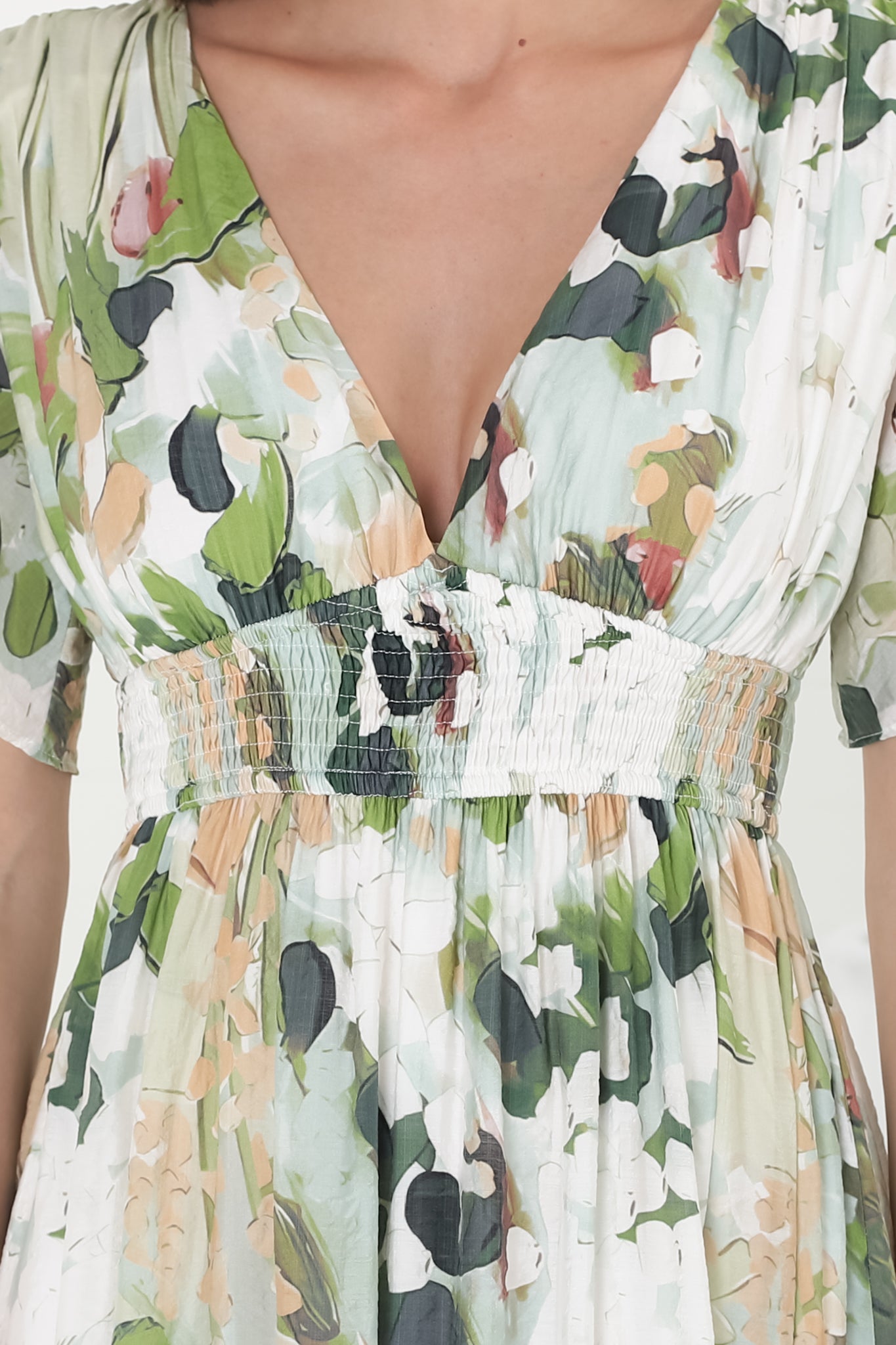 Celosia | Maxikleid mit Boho-Print