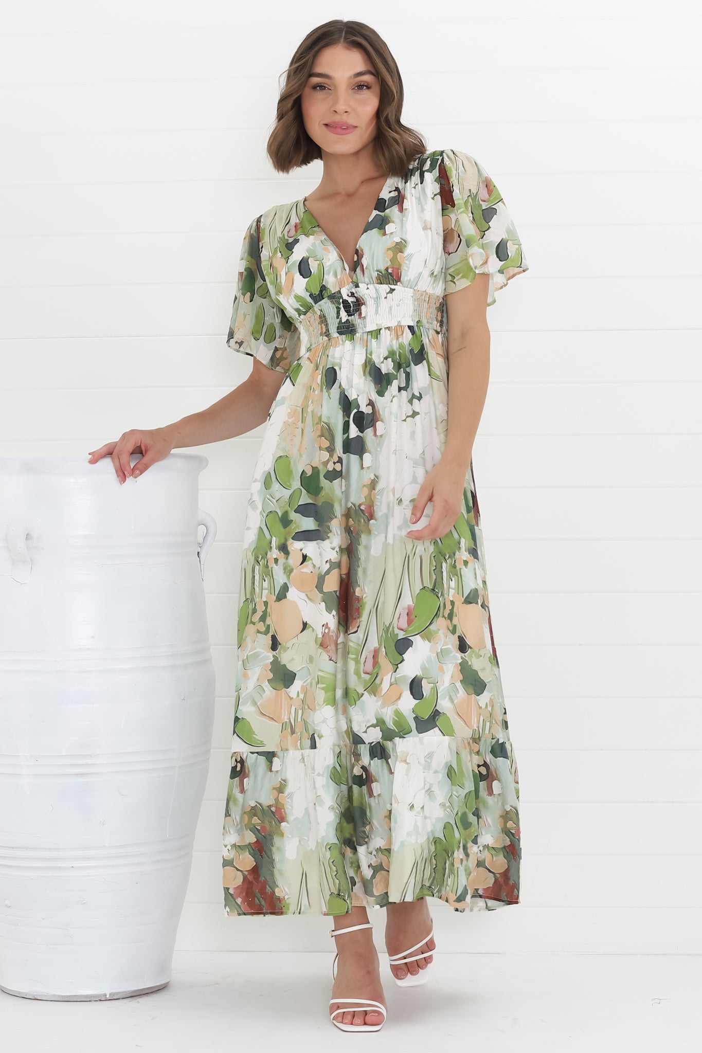 Celosia | Maxikleid mit Boho-Print