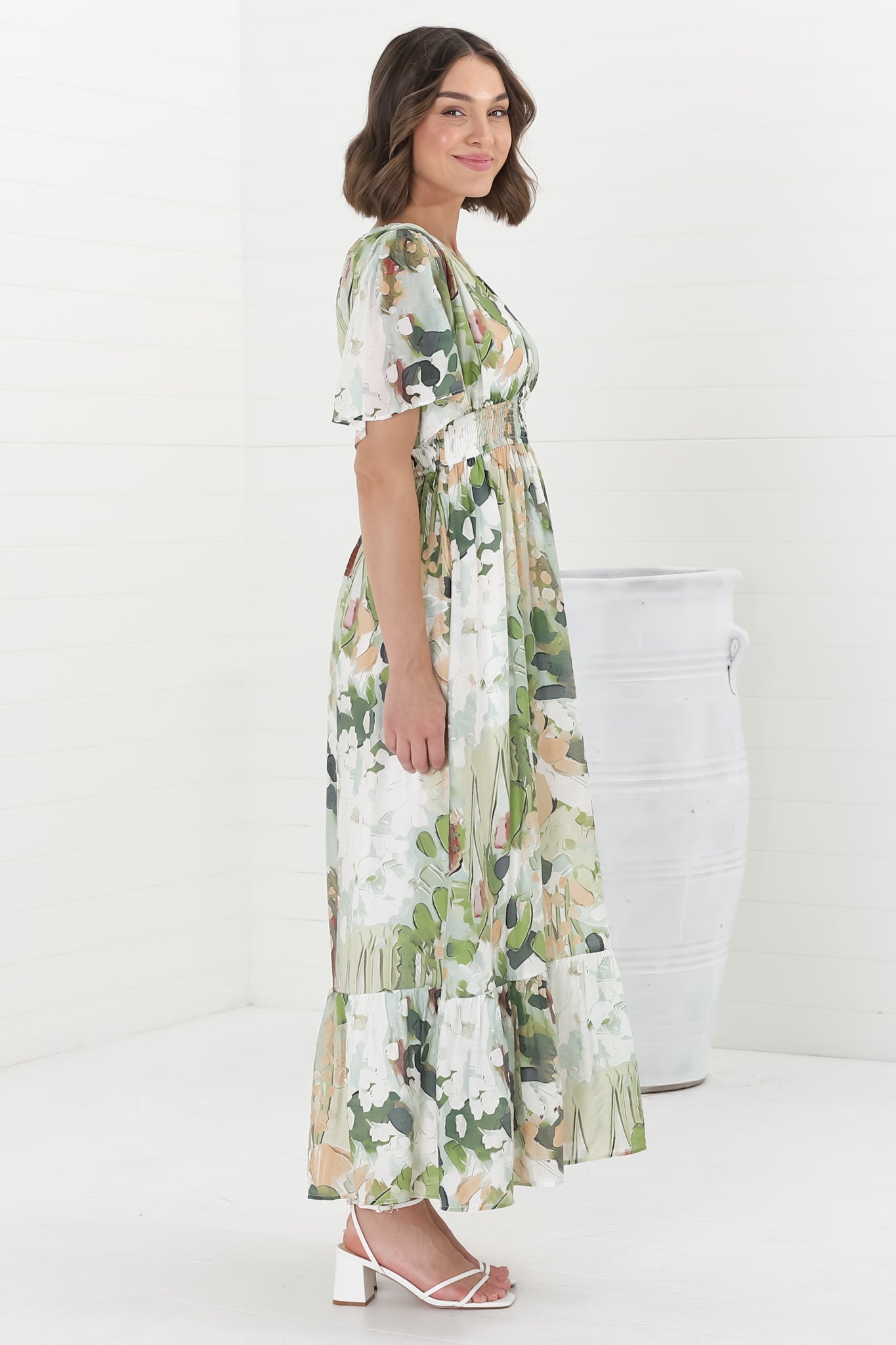 Celosia | Maxikleid mit Boho-Print