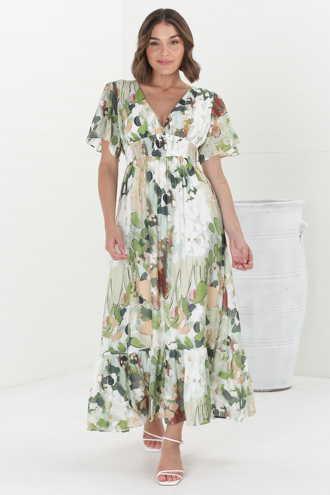 Celosia | Maxikleid mit Boho-Print