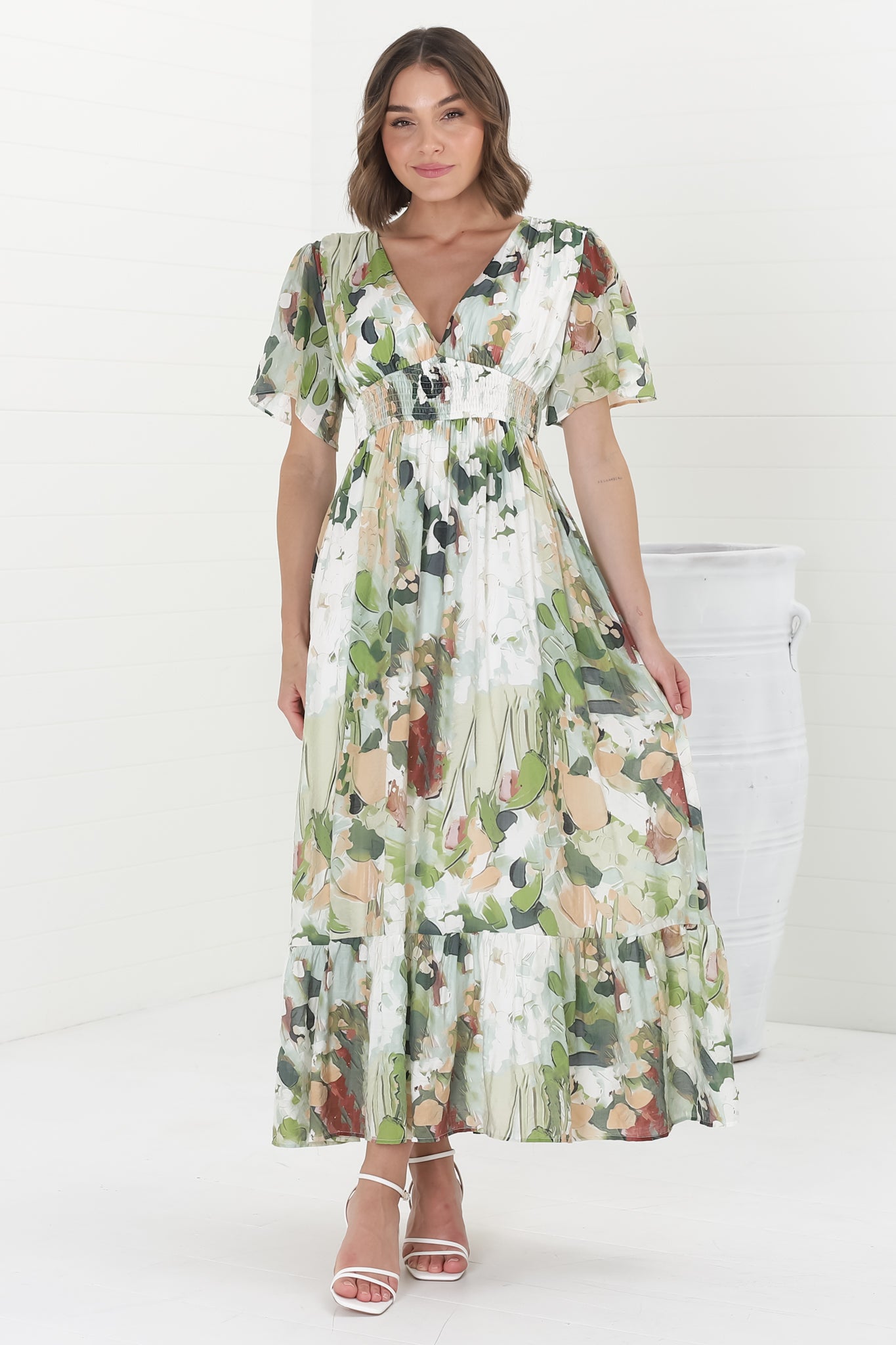 Celosia | Maxikleid mit Boho-Print