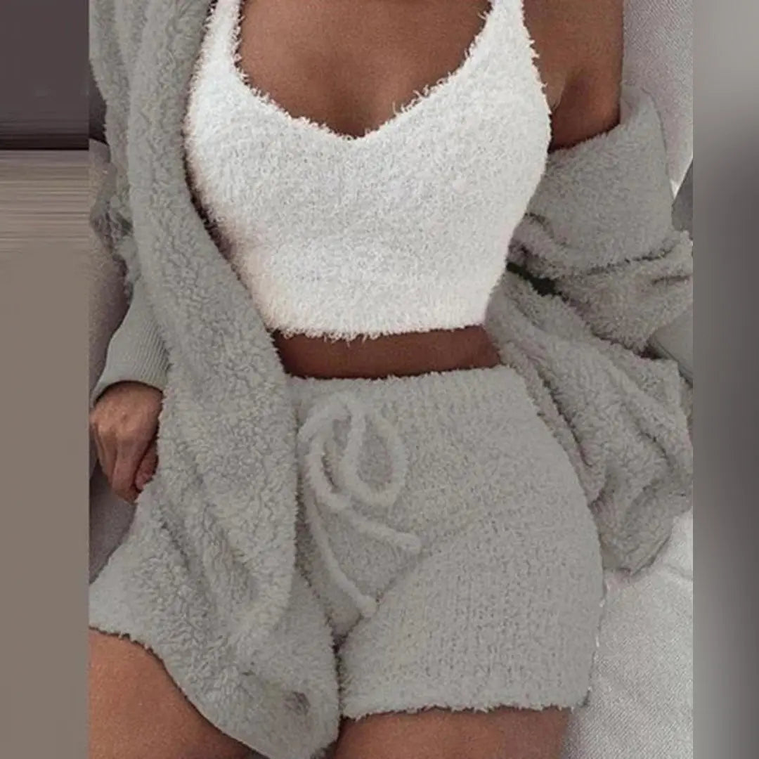 Gemütliches 3-teiliges Lounge-Set für Frauen