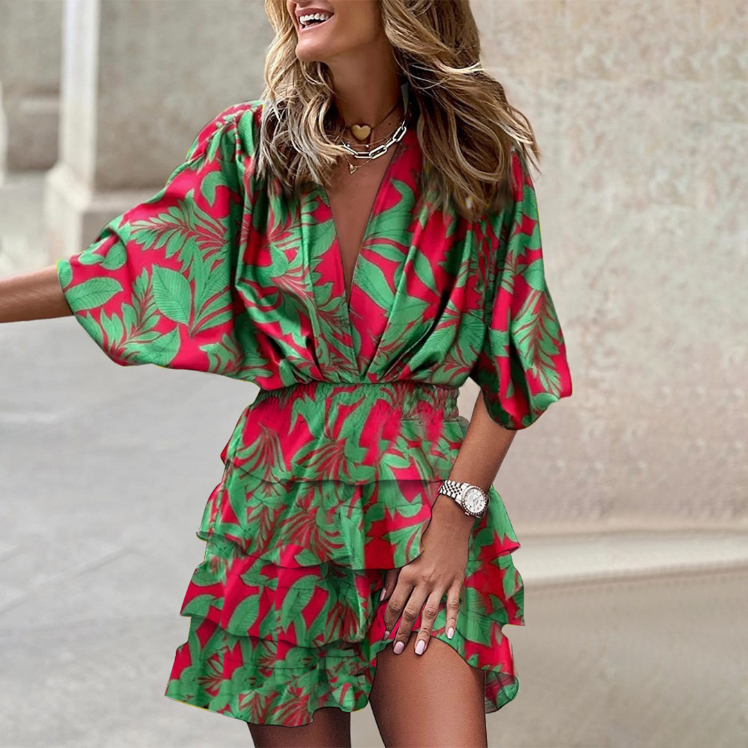 Dionea | Figurbetontes Minikleid aus weichem Stoff