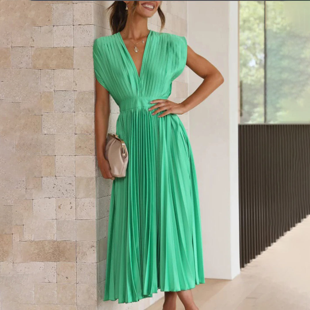 Elegantes zeitloses Kleid Für Frauen