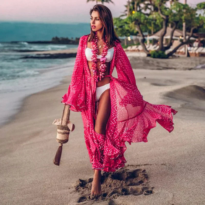 Sybilla | Gehäkelter Sommer Kaftan Damen