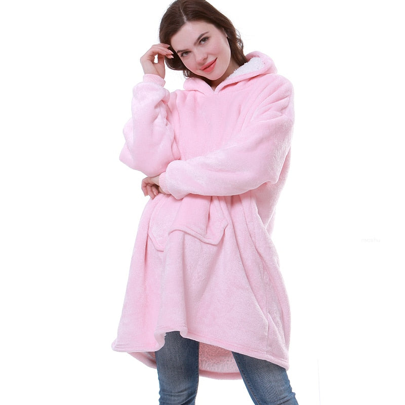 Sable | Sweatshirt-Decke mit Kapuze in Übergröße