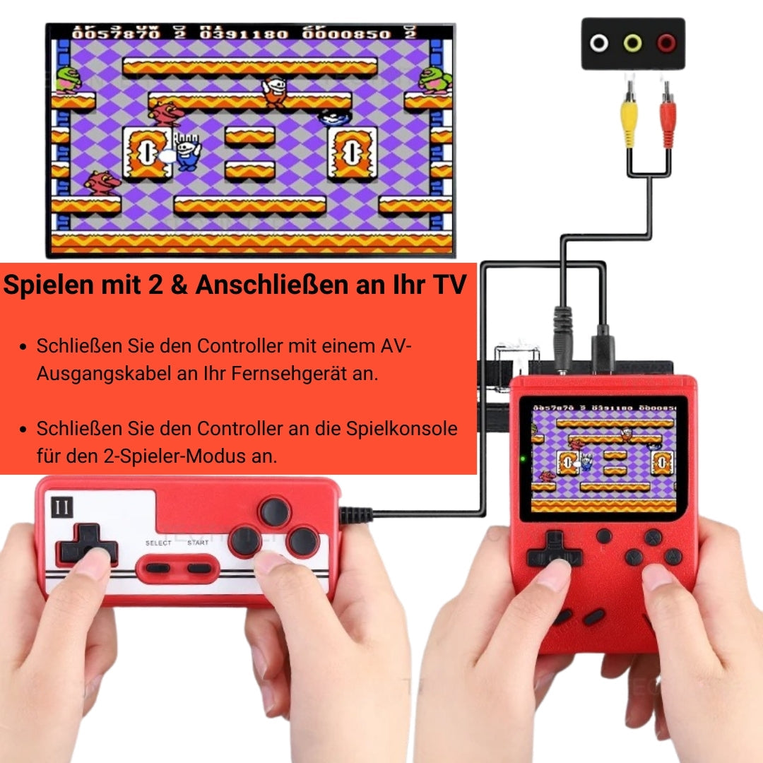 RetroGame™ – Tragbare, kinderfreundliche Arcade-Klassiker für stundenlangen Spielspaß [50 % Rabatt]