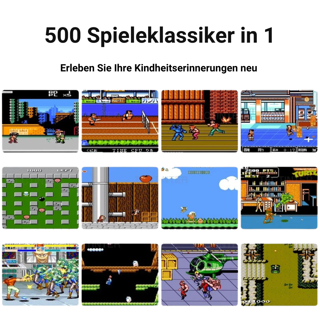 RetroGame™ – Tragbare, kinderfreundliche Arcade-Klassiker für stundenlangen Spielspaß [50 % Rabatt]