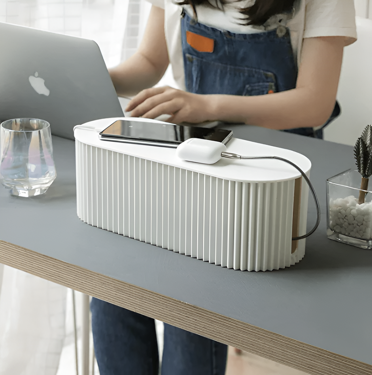 Kabelbox mit Deckel – Ordentliche Ladestation für Zuhause product image 6