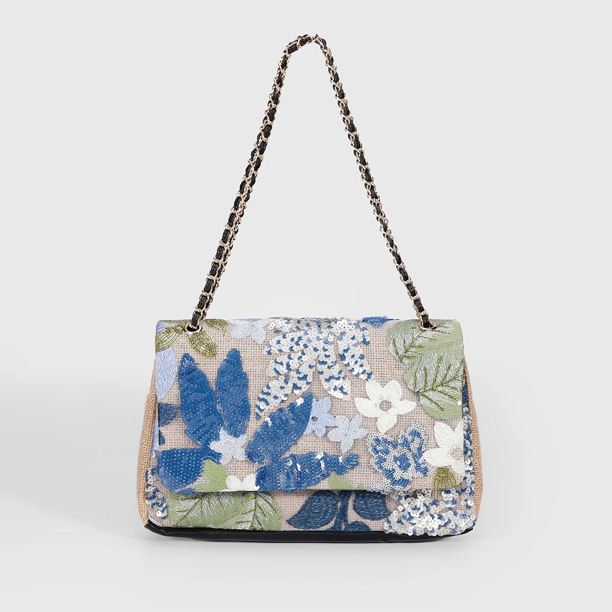 Glitzernde Pailletten Clutch mit elegantem Finish für Frauen